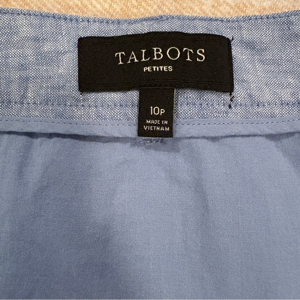 Talbots 100% Linen Button Front Maxi Skirt Coastal Preppy Minimalist Lagenlook - Picture 6 of 8